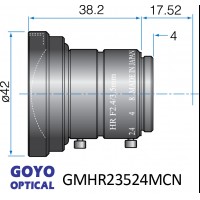 1/2-inch - 2/3-inch Format High Resolution Megapixel Lens